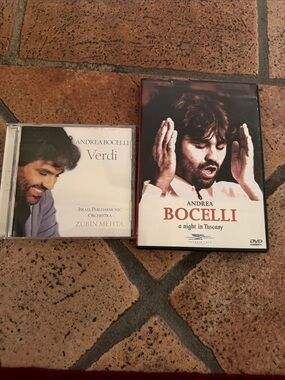 Andrea Bocelli Verdi CD + A Night in Tuscany DVD -